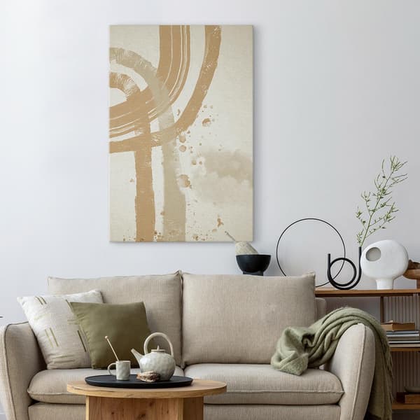 Maleri - Beige minimalisme (enkelt) vertikalt