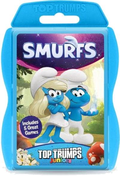 Korttipeli WINNING MOVES Top Trumps Juniors Smurffit Monivärinen