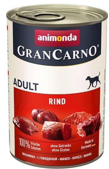 Animonda | Gran Carno | Hundefoder - 400g dåse - Oksekød 400g