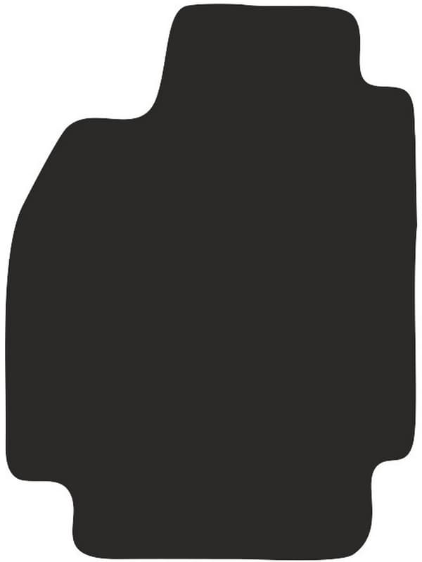 Polyamid gummibelagt førermåtte til Renault Megane II CC coupe, cabrio 2003-2010