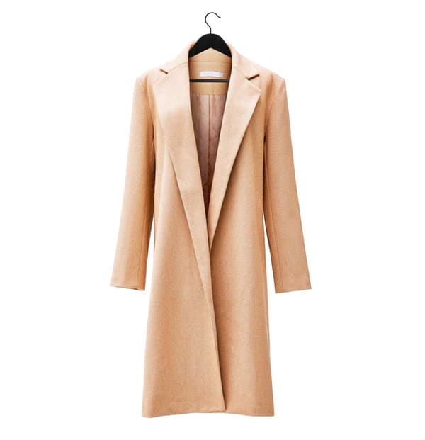 Puinen vaateripustin, musta, 1 kpl