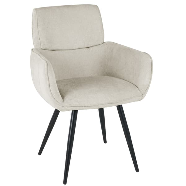VERBA polstret lænestol, beige stof