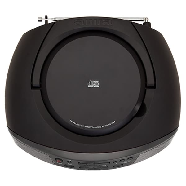 AIWA boombox BBTU-400BK CD/FM RDS/USB/BT sort
