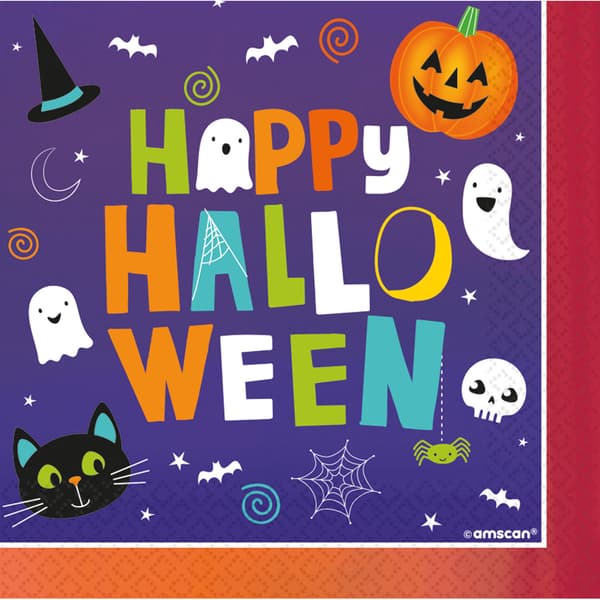 Halloween Venner servietter 33x33 cm 1 stk.