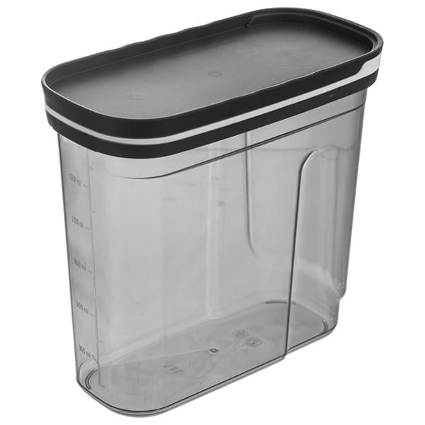 Beholder til bulkvarer med dispenser grå 1,8 l