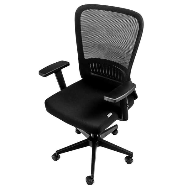 Furvero Norma BP/A2D/L1D sort N drejelig kontorstol