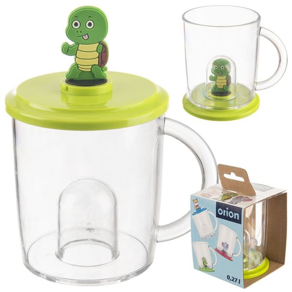 Mugg med sköldpaddafigur för barn 240 ml