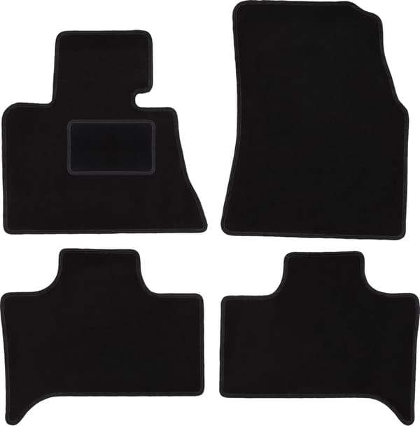 Velour gulvmåtter komplet sæt til: BMW X5 E53 2WD (1999-2006)