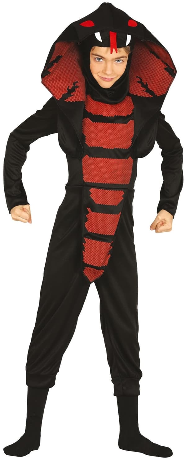 COBRA slange ninja krigerkostume 10-12 år