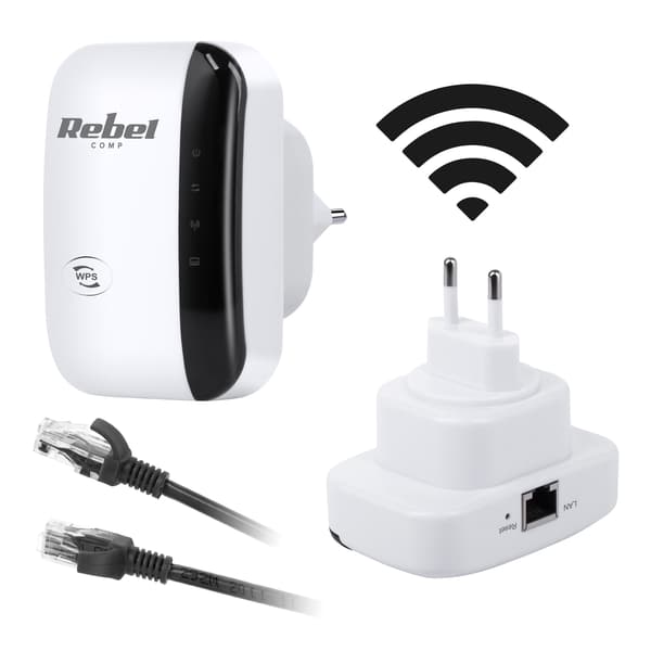 Wi-Fi-signalförstärkare repeater 300 Mb/s Rebel