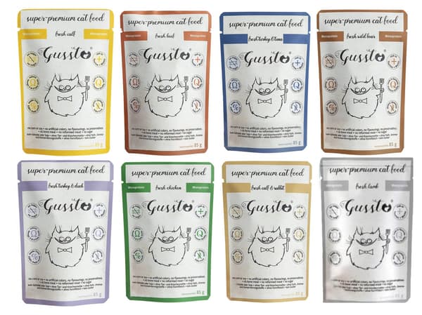 Gussto Kat | Frisk | 85g Pose - MIX 8x85