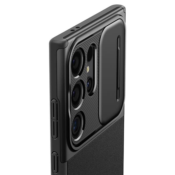 Spigen Optik Armor - Etui til Samsung Galaxy S24 Ultra (Sort)