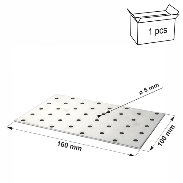 Perforerad platta PP44 100x160x2.0 (1)