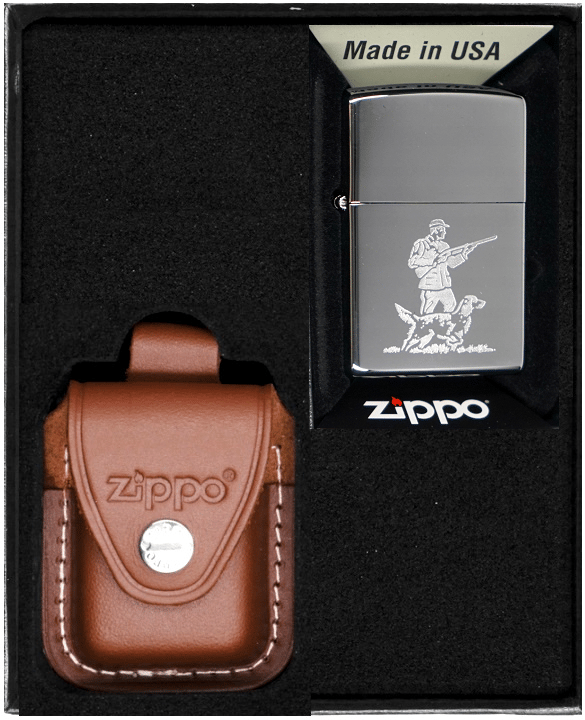 ZIPPO Tändare HUNTER Presentset Nr 4