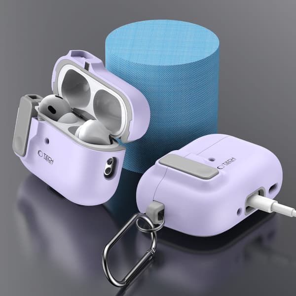 TECH-PROTECT SLIM HOOK APPLE AIRPODS PRO 1/2 LAVENDEL