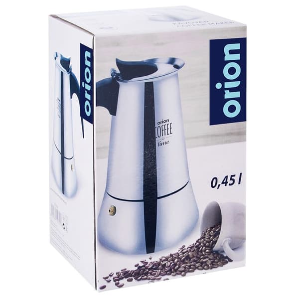 Teräksinen mokkakeitin 450 ml