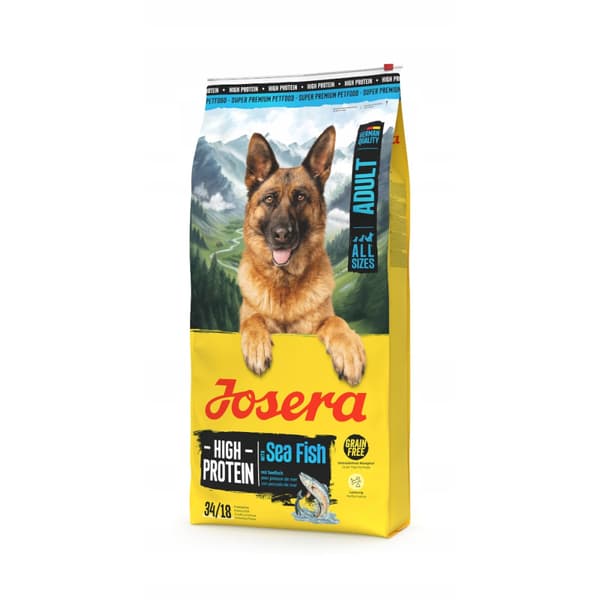 Josera torrfoder med högt proteininnehåll för hundar 12,5 kg havsfisk