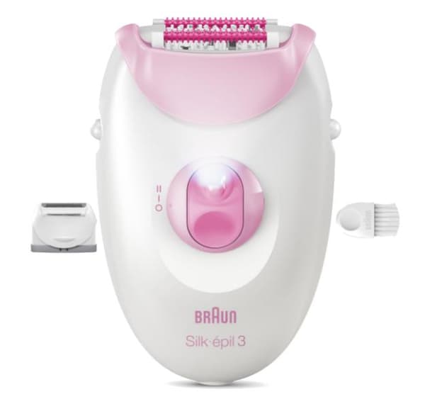 Braun Silk·épil 3 SE3-031 epilator hvid og rosa