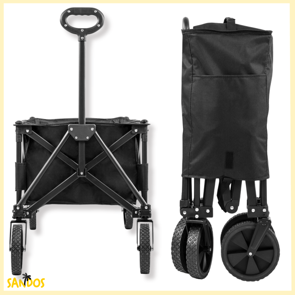 Strandvogn 100 kg foldbar campingturist til ferier