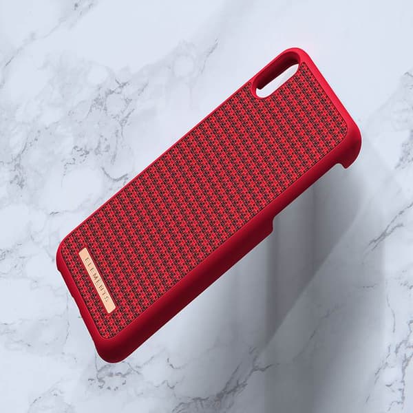 Nordic Elements Saeson Idun - iPhone Xs Max Tygskal (Rött)