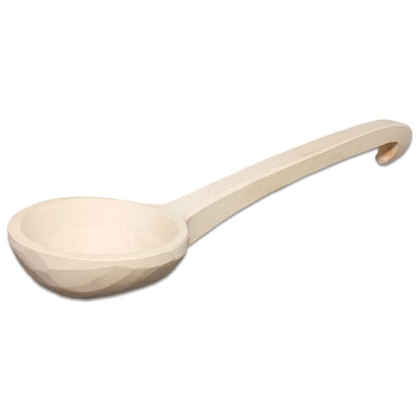 Træskumske med huller til ophæng 32 cm