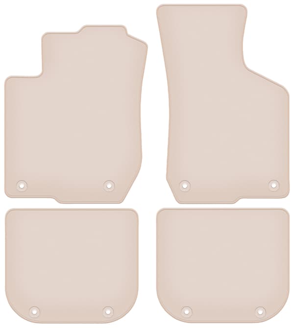 mattor PREMIUM beige för Audi A3 8L hatchback 1996-2001