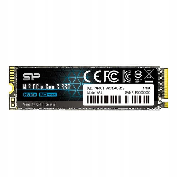 SSD Silicon Power Ace A60 1024 GB PCIe Gen 3x4