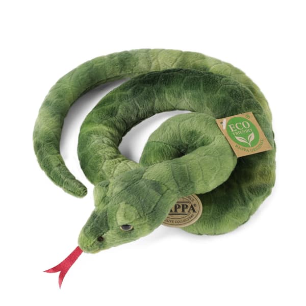 RAPPA 230125 Pehmoinen vihreä käärme 90 cm