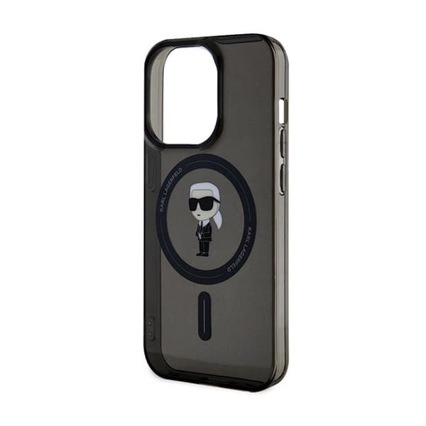 Karl Lagerfeld IML Ikonik MagSafe - iPhone 15 Pro Max cover (sort)