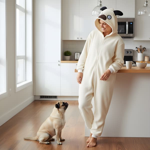 Kigurumi-pyjamas til hunde, størrelse 145-155 cm