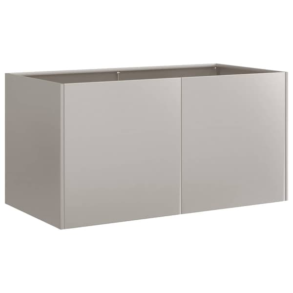 vidaXL rusten urtepotte 80x40x40 cm rustfrit stål