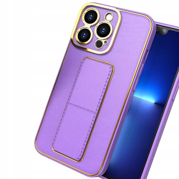 Nyt Kickstand-cover til iPhone 13 Pro Max med stativ, lilla