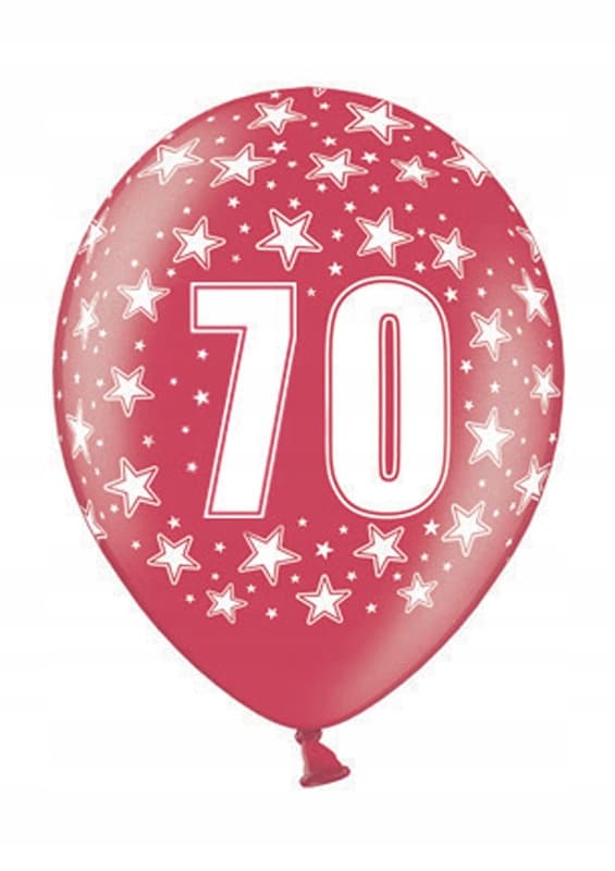 Ballonger med 70-årstryck, 1 st.
