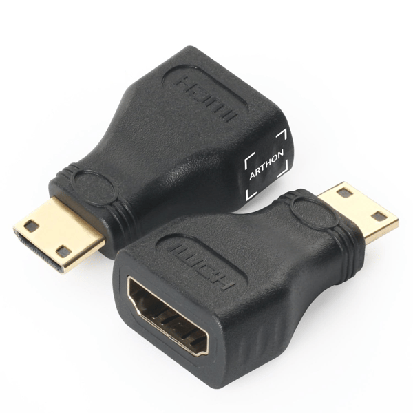 adapter HDMI A til mini HDMI C han adapter konverter stik ende