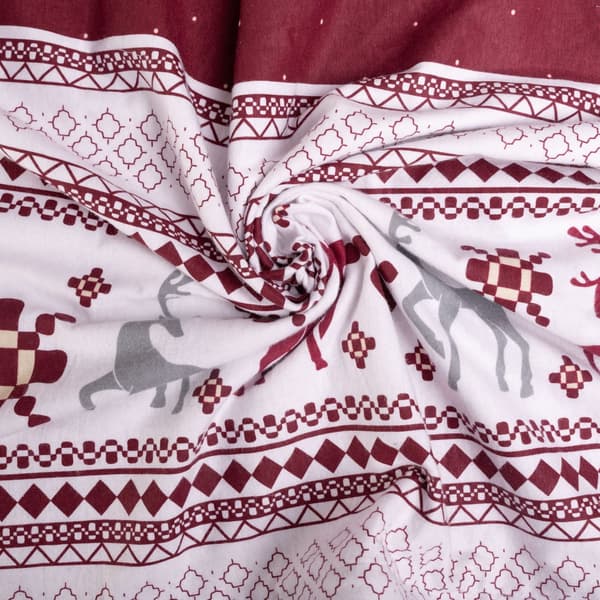 Julflanellsängkläder 220x200 F89 Renar