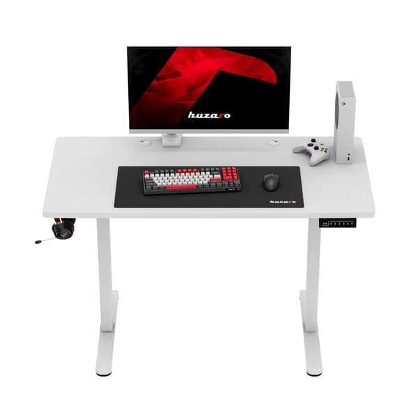 Huzaro Hero 8.1 Vitt Gamingbord