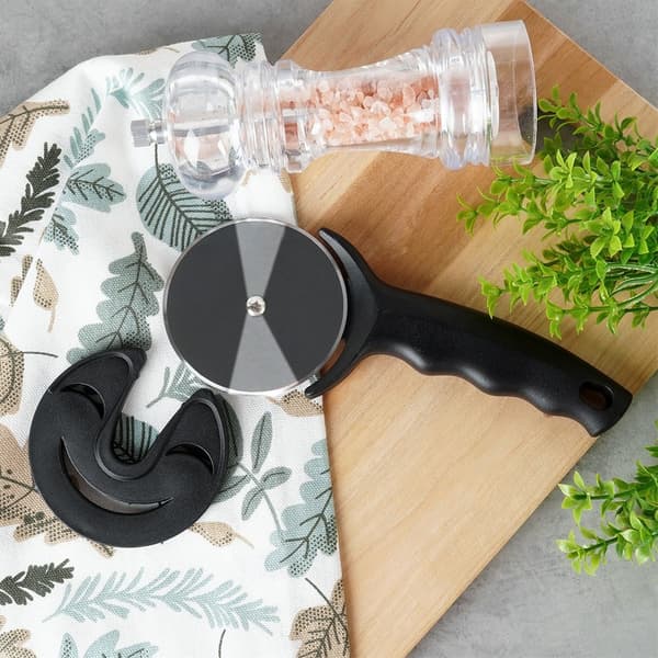 Pizzakniv stål rund 20 cm