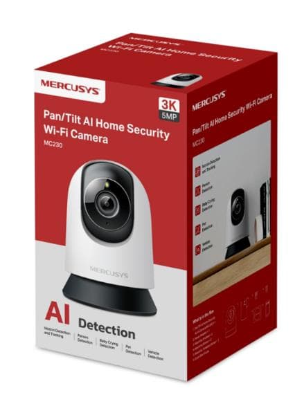 MERCUSYS MC230 IP-kamera svartvit