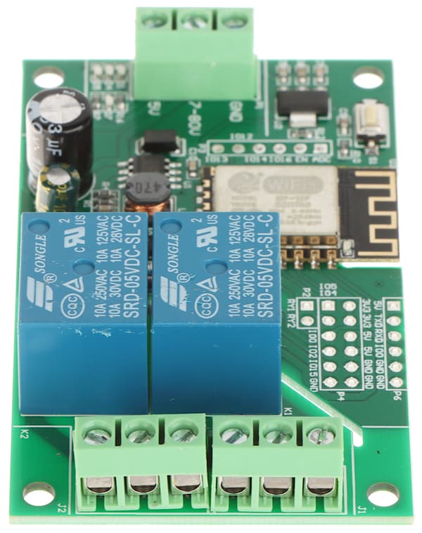 ESP12-2R-D8 Wi-Fi-relemodaali
