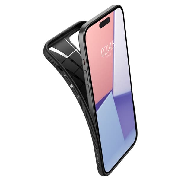 SPIGEN LIQUID AIR IPHONE 15 MATTSVART