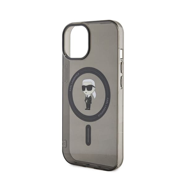 Karl Lagerfeld IML Ikonik MagSafe - iPhone 15 cover (sort)