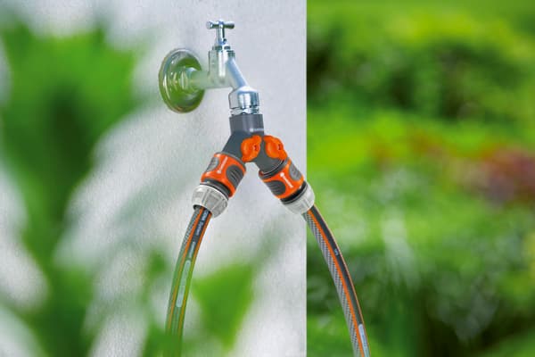 Dobbeltventilfordeler til OGS slangehane Gardena 940-26 26,5 mm