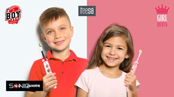 Sonisk tandborste för tänder Teesa Sonic Junior