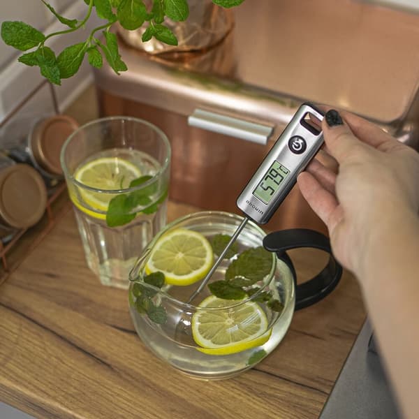 Kulinarisk termometer - elektronisk, LCD, sonde