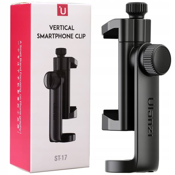 Ulanzi ST-17 360° stativtelefonholder med cold shoe-montering