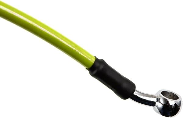 MOTORCYKELBROMSSLANG KORT FLEXIBEL GRÖN 63 CM LÄNGD