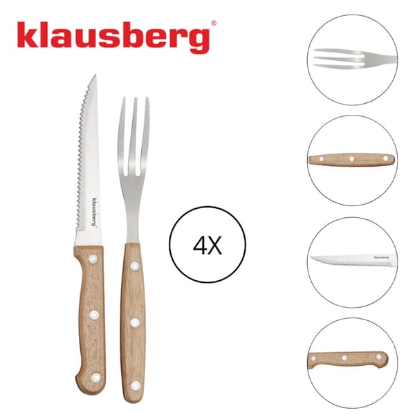 BESTICKSET BIFFBESTICK 8 DELARS KLAUSBERG KB-7976