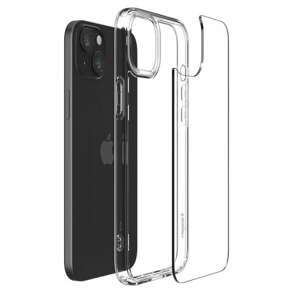 Spigen Ultra Hybrid - Etui til iPhone 15 (Klar)