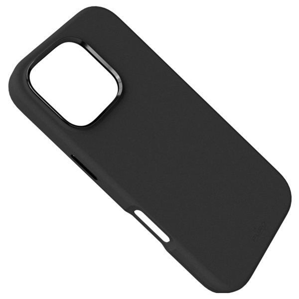 Puro Icon Mag Pro MagSafe Silikone Etui til iPhone 16 Pro - Sort