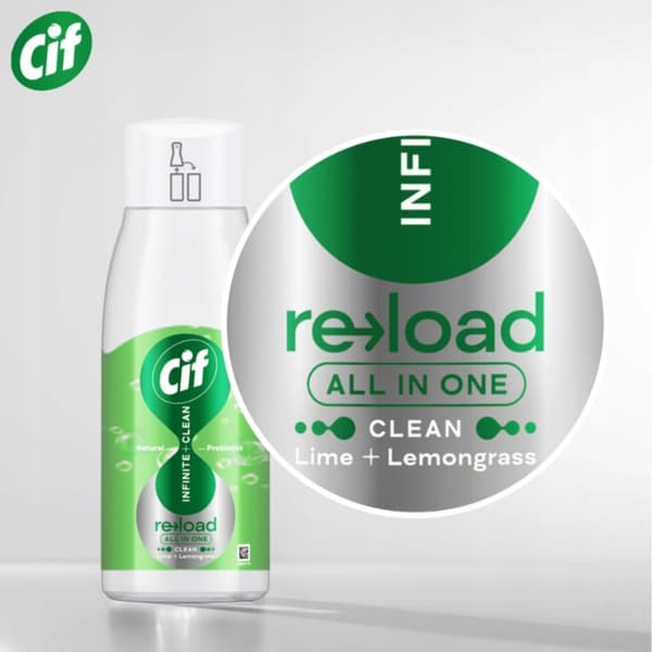 911170 CIF Refill Ref Ren Lime og Citron 590ml